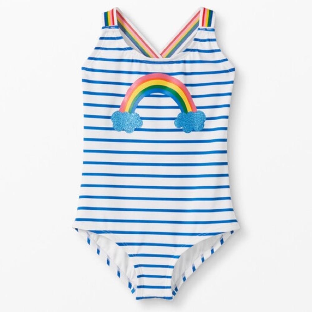 Hanna Andersson Rainbow swimsuit